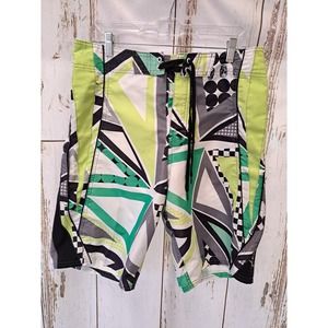 Kirra Men's Swim Shorts/Trunks Multi-Color Size Medium